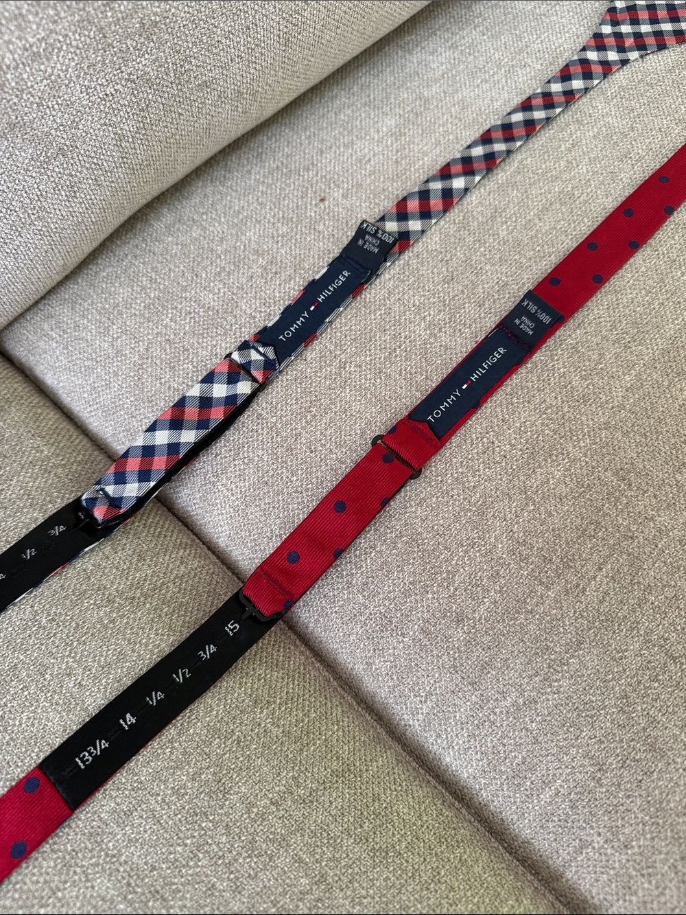 Two Tommy Hilfiger Bow Ties - NEW